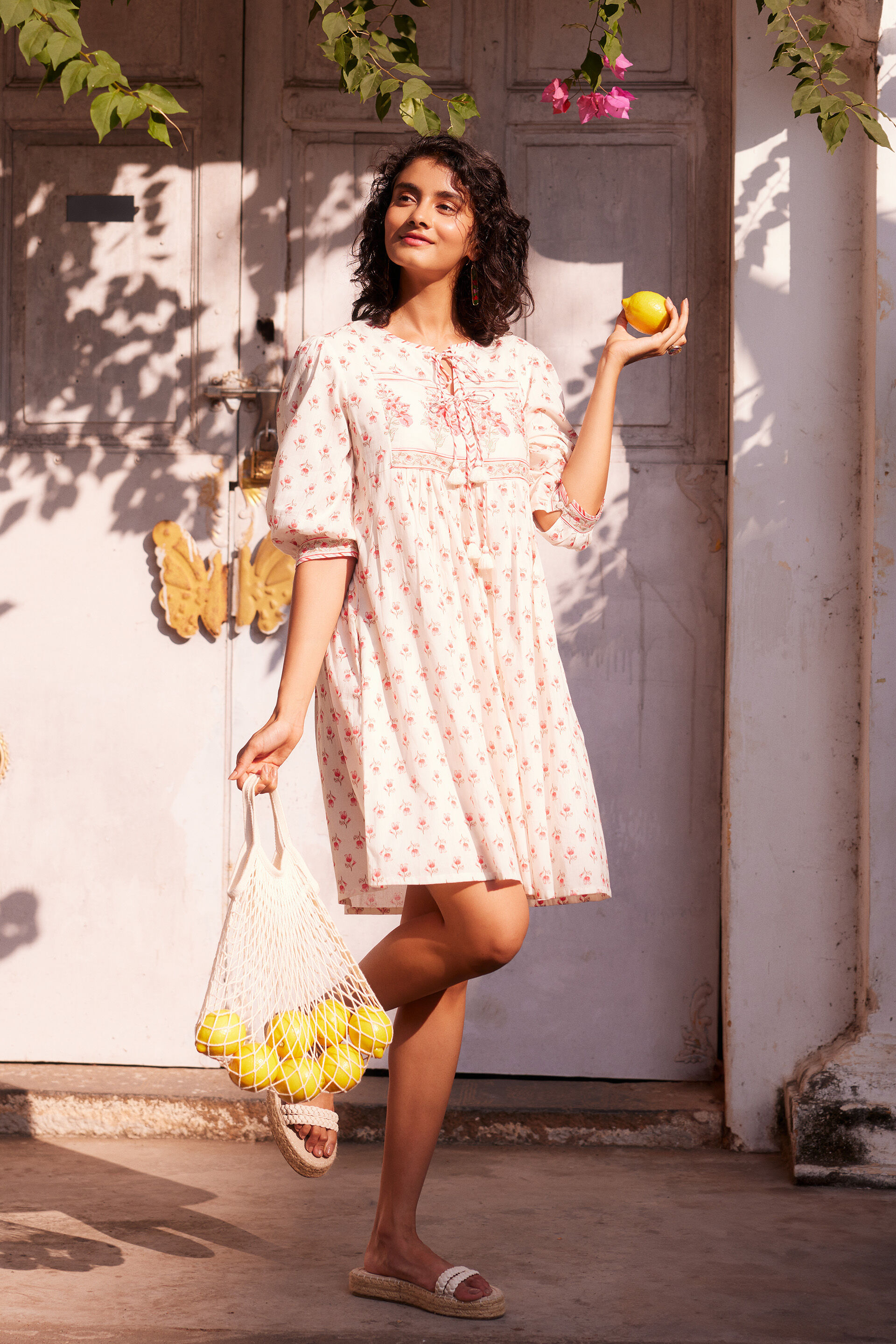 Dilruba Dress, Off White, image 3